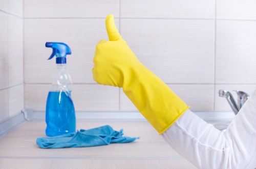 Professional cleaning of shared washrooms and office facilities in SW9