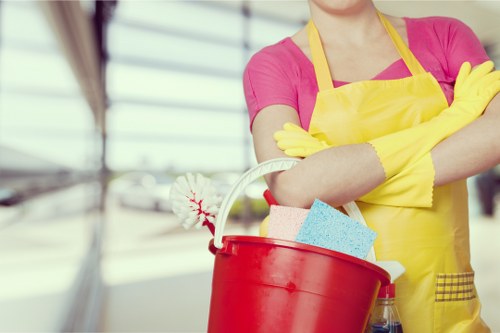 Shared bin store and corridor cleaning in SW9 property